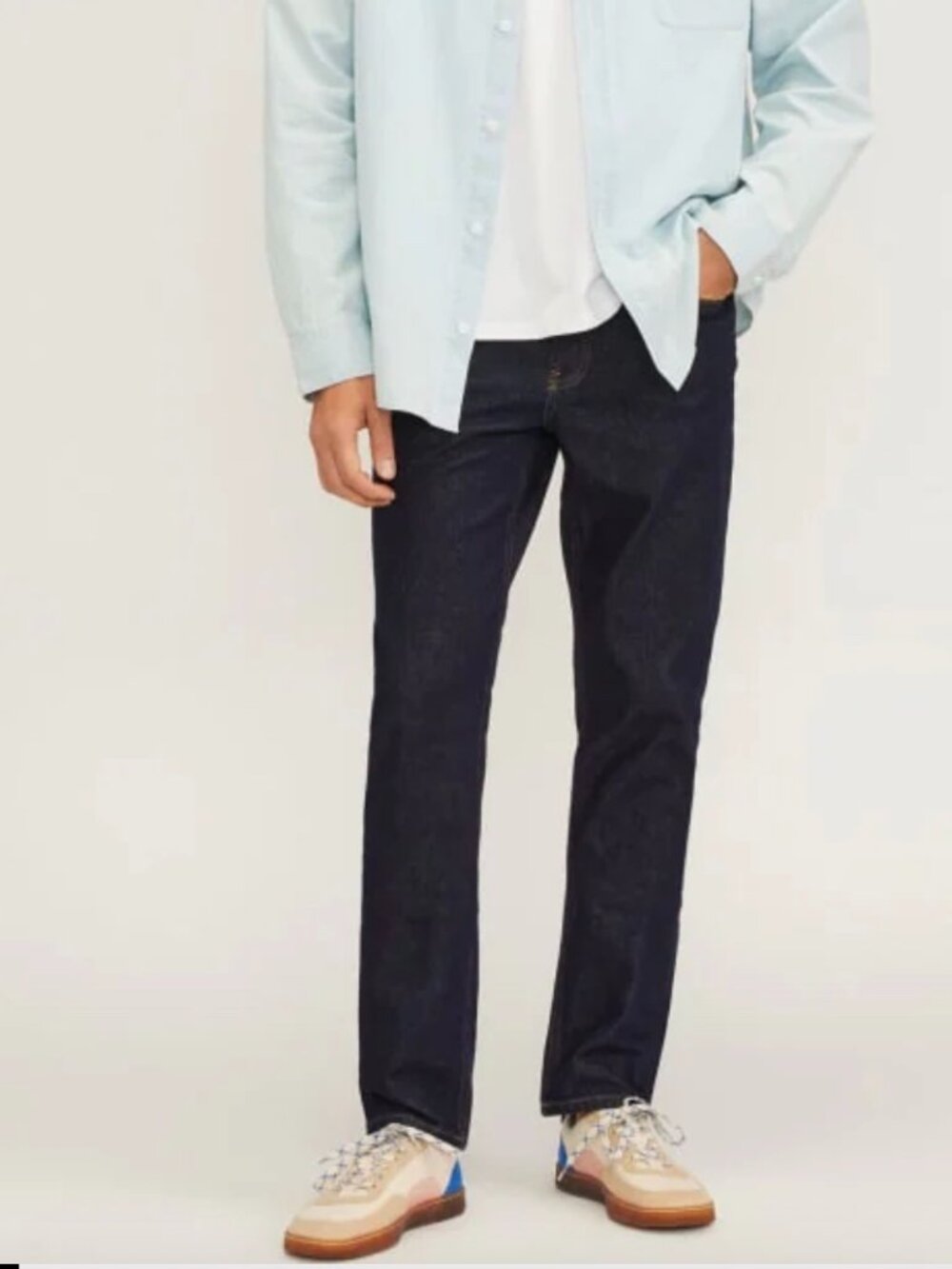Everlane Uniform Men's Skinny Jeans 33x27 Organic Cotton Stretch Denim